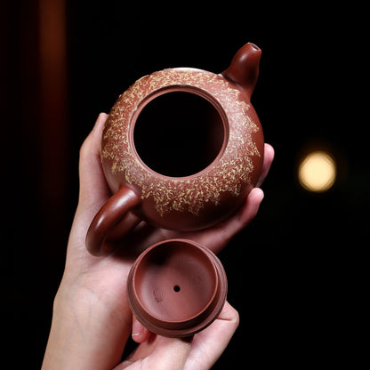 Tea Pot 400ml Original Ore Real Yixing Zisha Red Jiangpo Clay Pot Handmade China