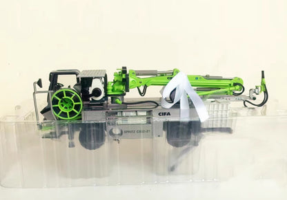 1:50 27CM ZOOMLION CSS-3 Concrete Spraying Manipulator Machine Diecast Model