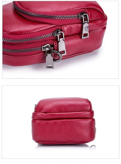 Small Crossbody Bags For Women Mini Cow Leather Shoulder Bag Messenger Bag Party