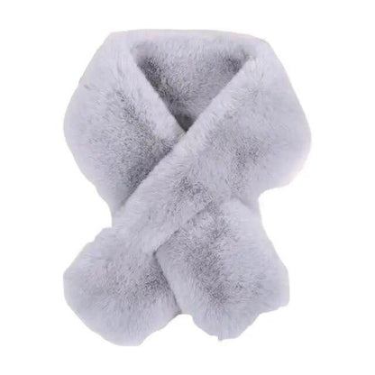 Double Sides Real Rex Rabbit Fur Scarf Neck Collar Scarves Neckerchief Stole