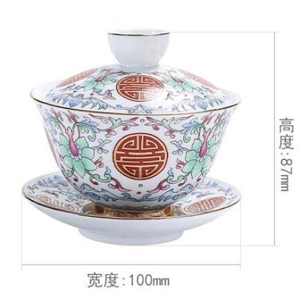 150ml Chinese Retro Gaiwan Bowl Tea Cup Kung Fu Tea Set Tea