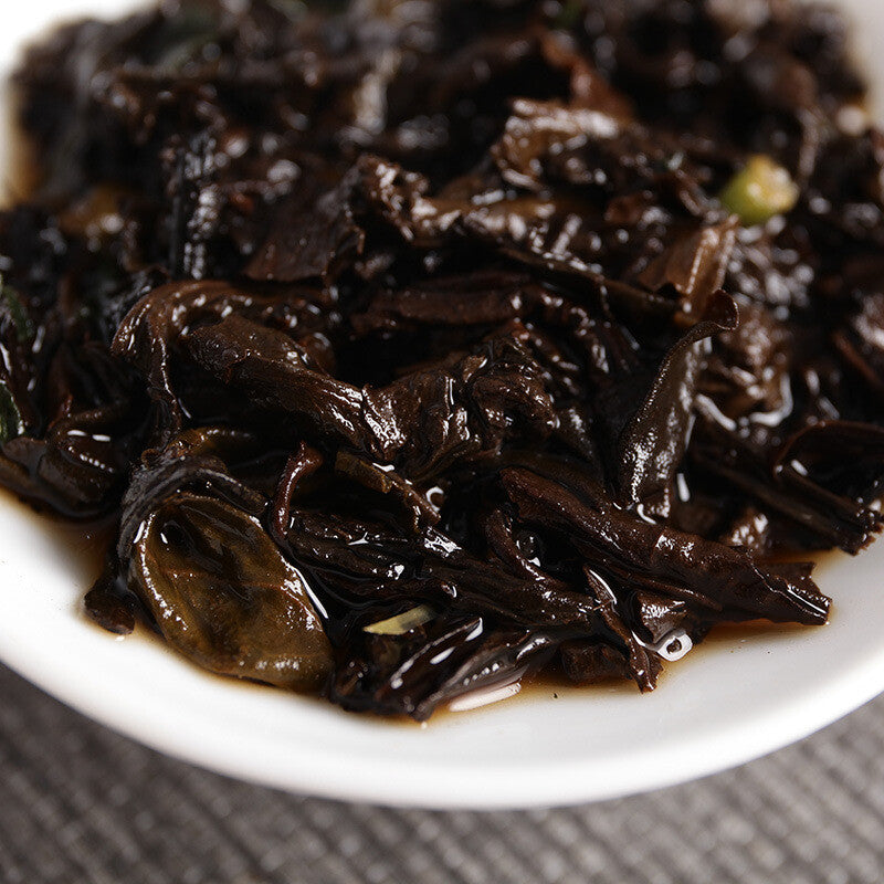 Yunnan Glutinous Rice Flavor Puer Ripe Pu'er Mini Tuocha Pu-erh Tea Cake 500g