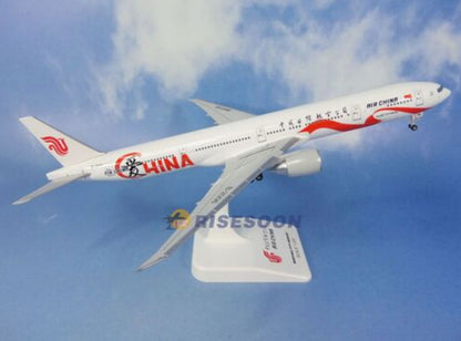 1:200 37CM RISESOON AIR CHINA BOEING 777-300ER Airplane ABS Plastic Plane Model