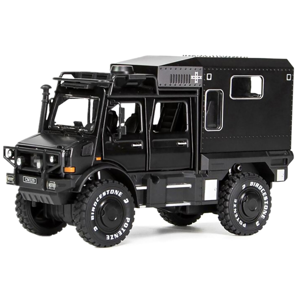 1/28 Black Pull-Back Model Toy Car Vehicle With Sound&Light Effect Boys Gifts E