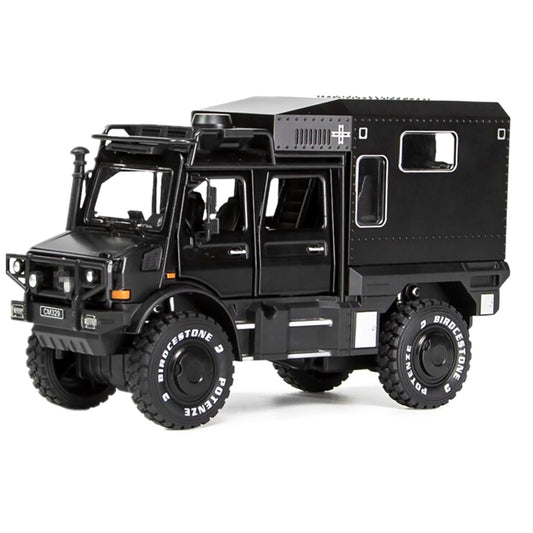 1/28 Black Pull-Back Model Toy Car Vehicle With Sound&Light Effect Boys Gifts E