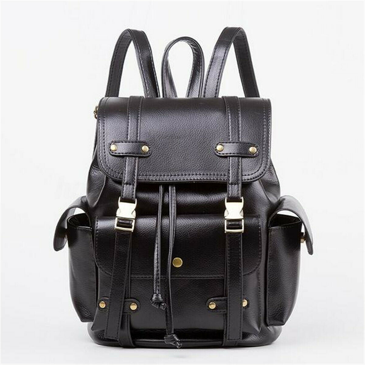 New Women‘s’ PU Leather Backpack Handbag Shoulder Messenger Rucksack Laptop Bag