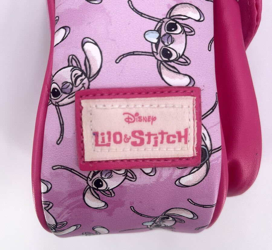 Disney 8.5" Lady Purse New Gift Crossbody Bag Pink Rare Love Lilo & Stitch