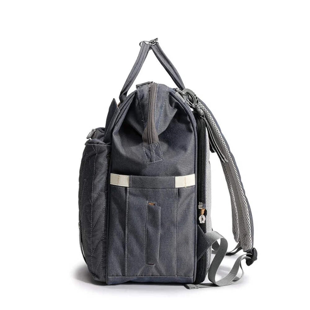 Baby Diaper Travel Backpack with Foldable Crib