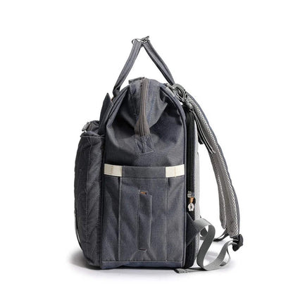 Baby Diaper Travel Backpack with Foldable Crib