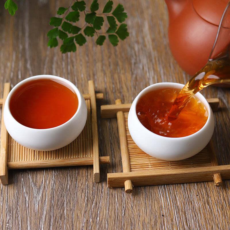 357g Yunnan Pu-erh Tea Cake Ripe Puerh Tea Cooked Black Tea Health Benefit Drink