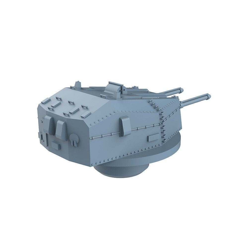 LYCG700370 1/700 Model Upgrades Parts Royal Navy 76mm /70 Mk VI Twin AA Gun