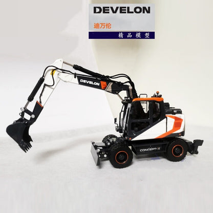 1:50 DEVELON DX165WR CONCEPT-X Wheel Excavator Construct Machine Diecast Model