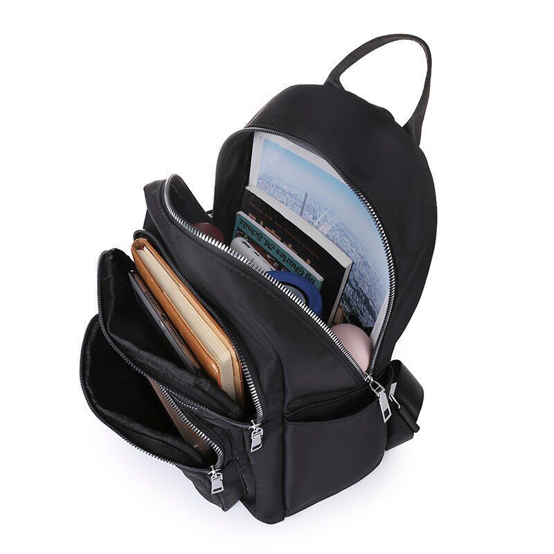 Oxford Backpack Waterproof School Bag Ladies Travel Bag Multiple Pocket Backpack
