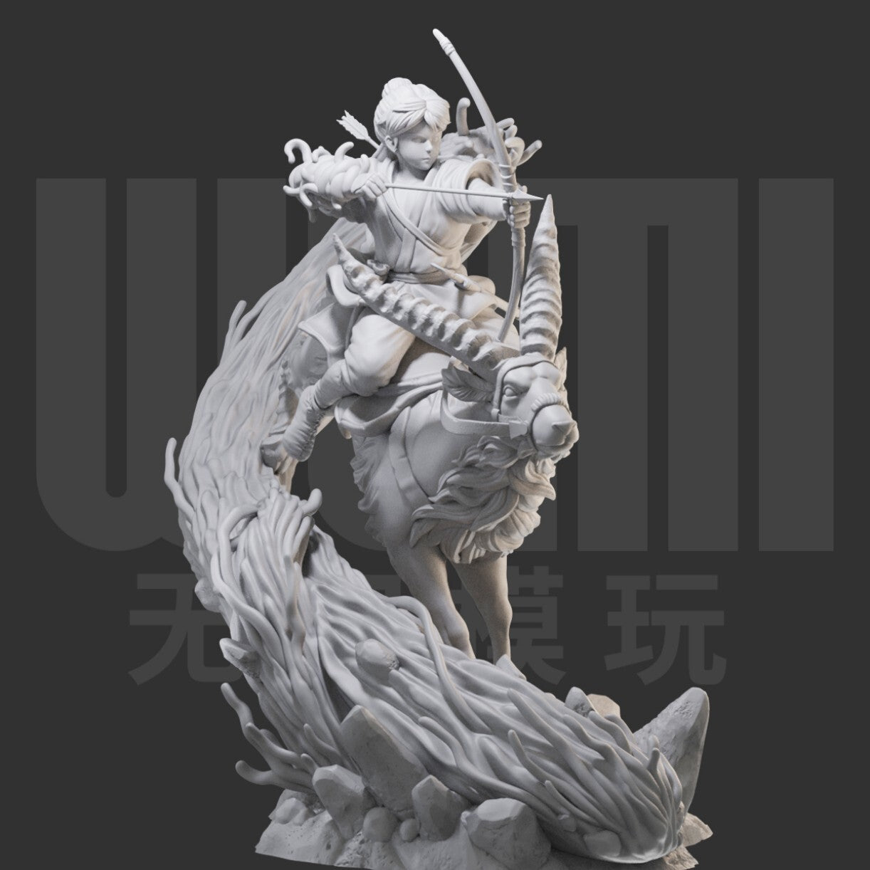 1/24 resin figures model Ghost Princess 3D Printing Unassembled Unpainted