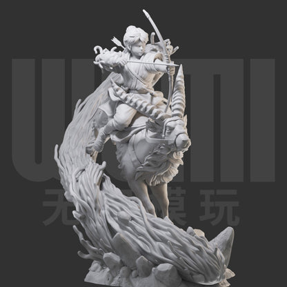 1/24 resin figures model Ghost Princess 3D Printing Unassembled Unpainted