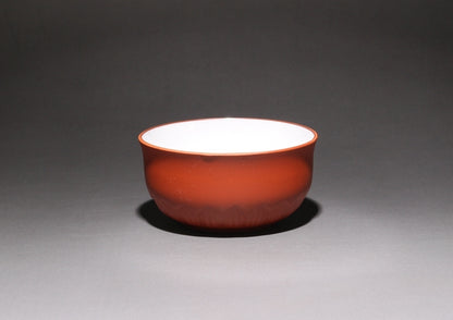 50ml*2 Tea Cups Yixing Zisha Red Stoneware Teaset Cup Lotus Design Porcelain Cup