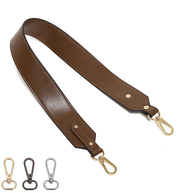 PU Leather Replacement Belt Bucket Bag Shoulder Strap Solid Color Bag Belt ⌒