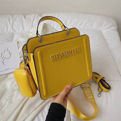 Fashion Square Bag Women's High-Quality Shoulder Handbag Crossbody Messenger Bag