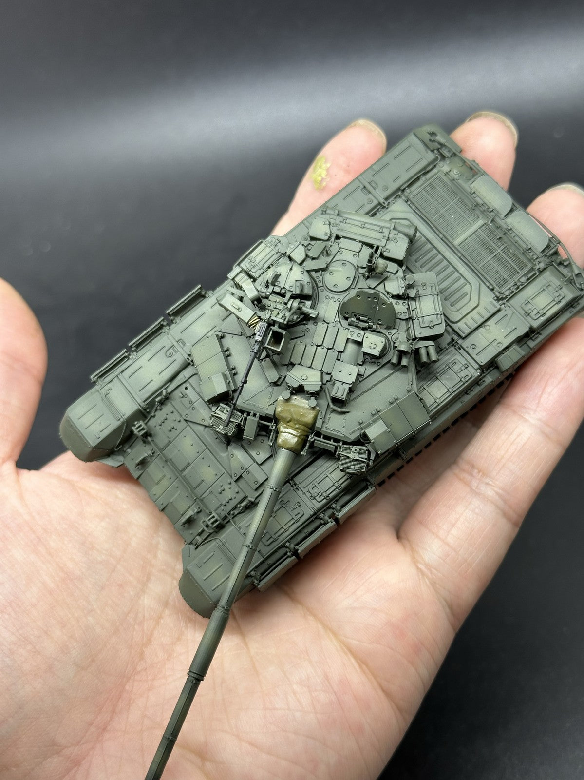 3D Printed Resin Finished Product Model 1/72 Russian T-90A Main Battle Tank