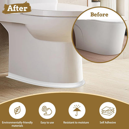10.5FT PVC Self Adhesive Caulk Sealing Strip Tape For Kitchen Wall Sink Toilet