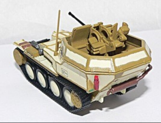 1/72 German Flakpanzer 38t 20mm Anti-aircraft Semi-Alloy Military Tanks Model