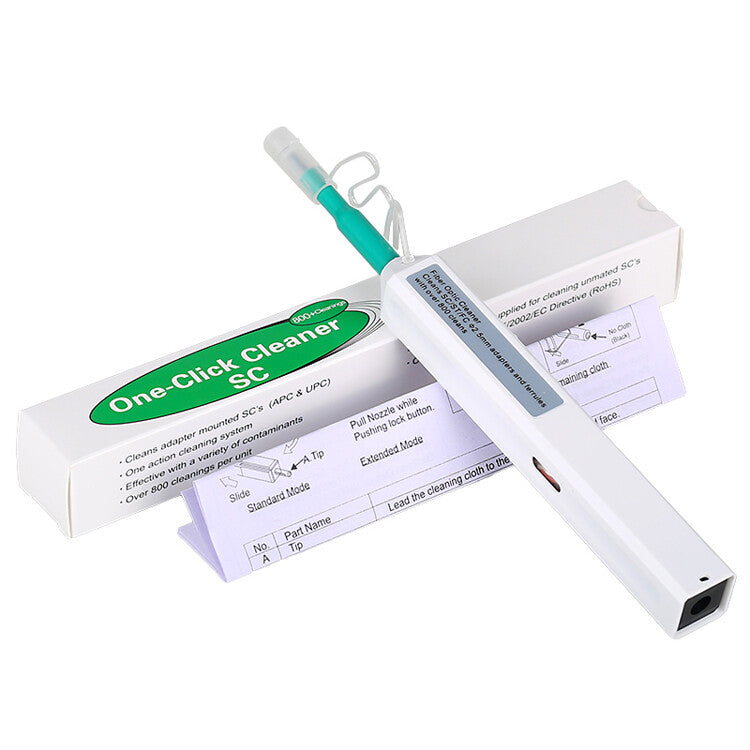 One-Click Fiber Optic Connector Cleaner 2.5mm for SC ST FC and E2000 connectors