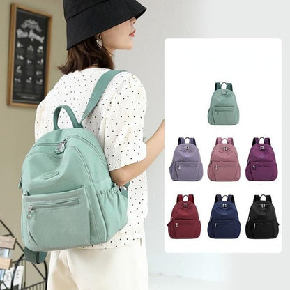 Traveling School Bag Waterproof Nylon Backpack Single Shoulder Bags 27*32*13 CM