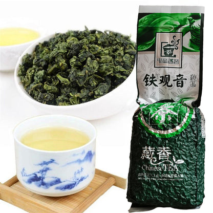 250g Chinese Tie Guan Yin Oolong Tea Anxi Tikuanyin Green Food Organic Green Tea