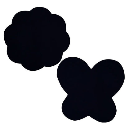 Nail Art Tools 2Pcs Silicone Paint Palette Mats Butterfly Plum Blossom Stamp Pad