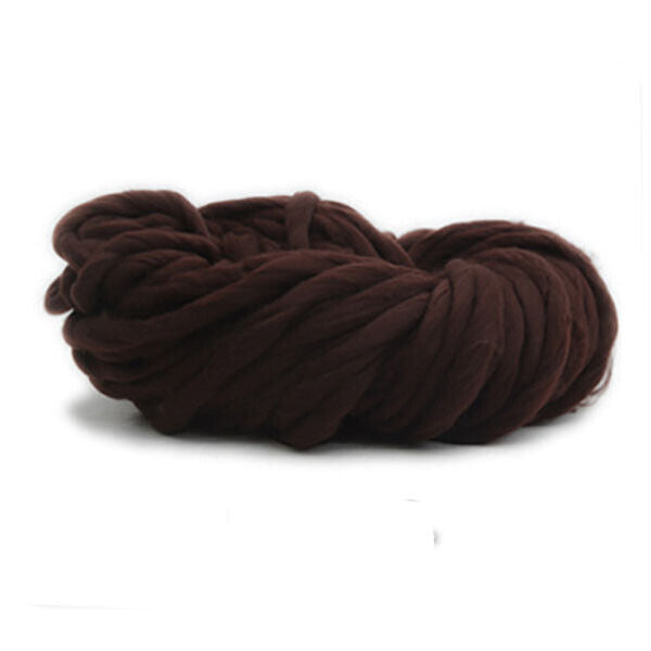 Hot Sale 250g Chunky Wool Yarn Bulky Arm Knitting Wool Roving Crocheting Yarn