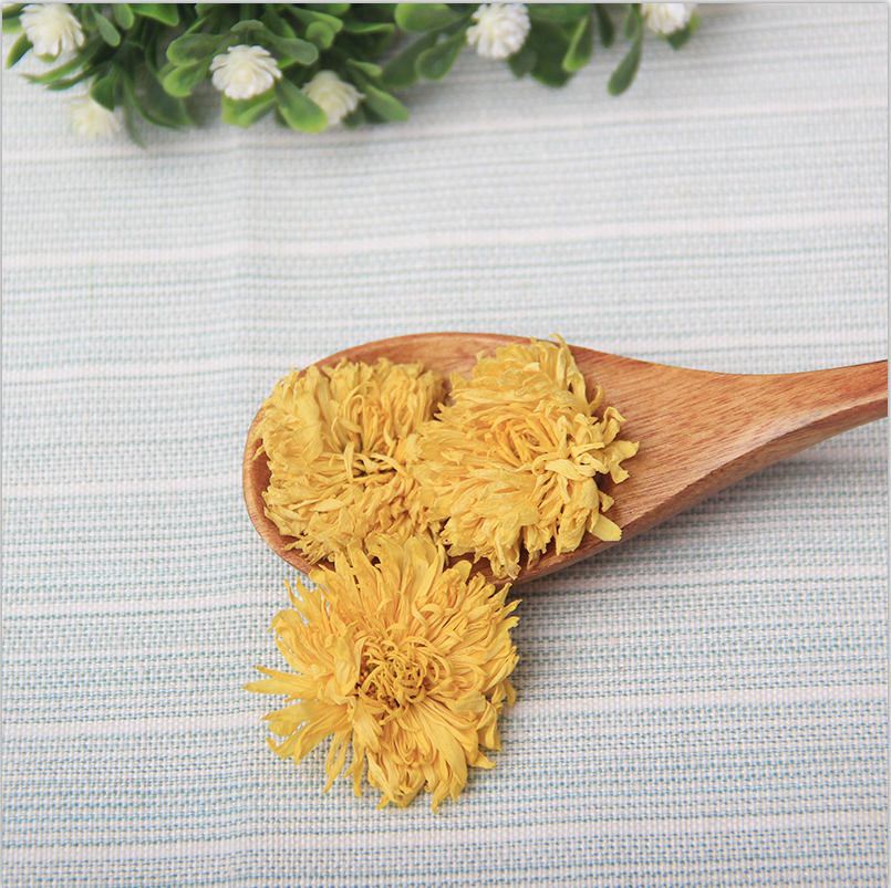 Yellow Chrysanthemum flower tea Tea Loose Dried Blooming Herbal Tea Health Food
