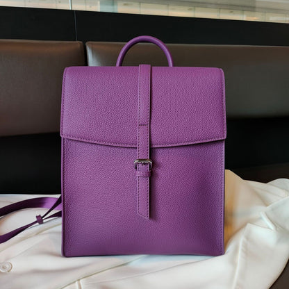 Large Genuine Leather Backpack School Bag Casual Backpack 30*10*26 Cm Travelling