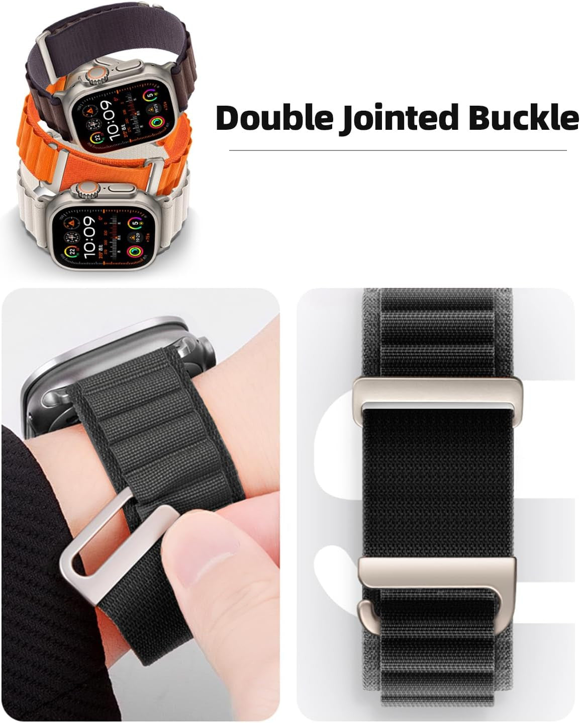 Alpine Loop Compatible with Apple Watch Ultra 3/Ultra 2/Ultra, 49Mm 46Mm 45Mm 44