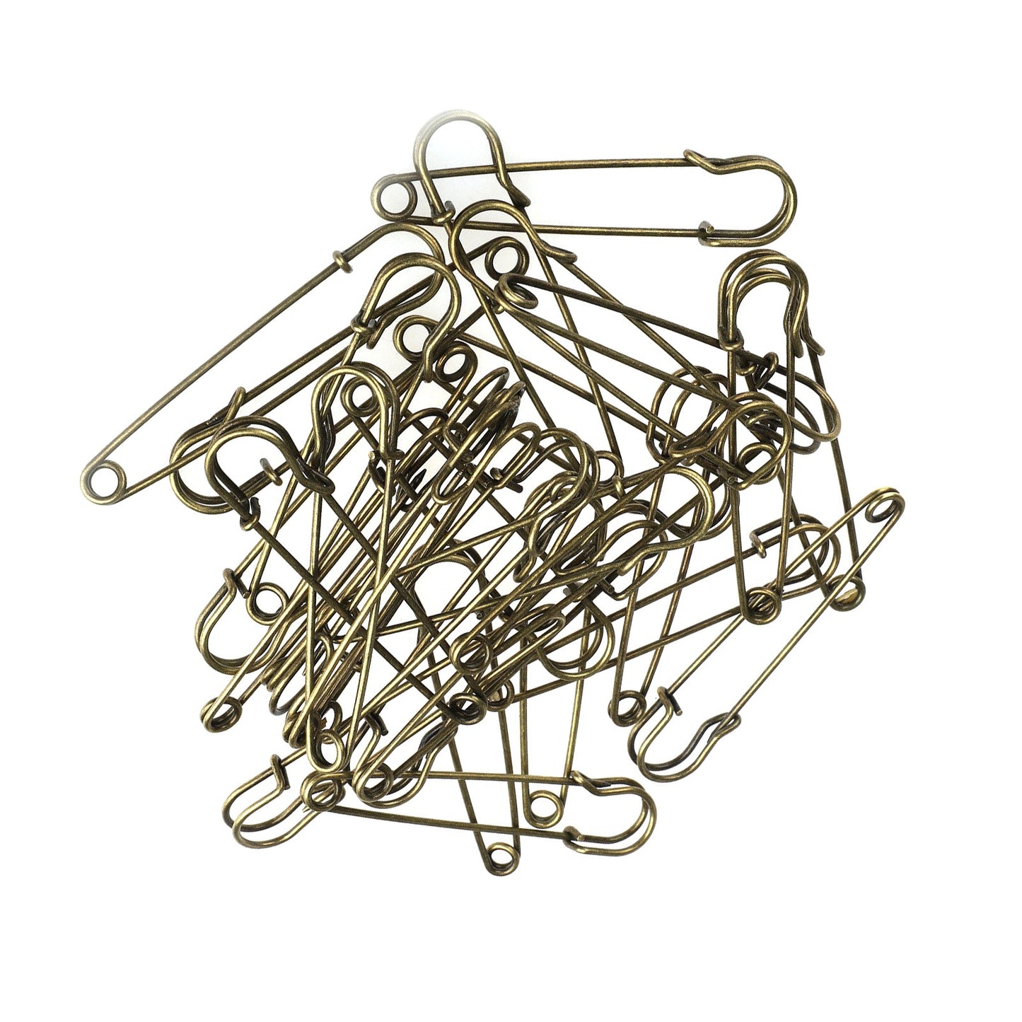 30Pcs Large Safety Pins Heavy Duty Blanket Pins Bulk Steel Spring Lock Pins