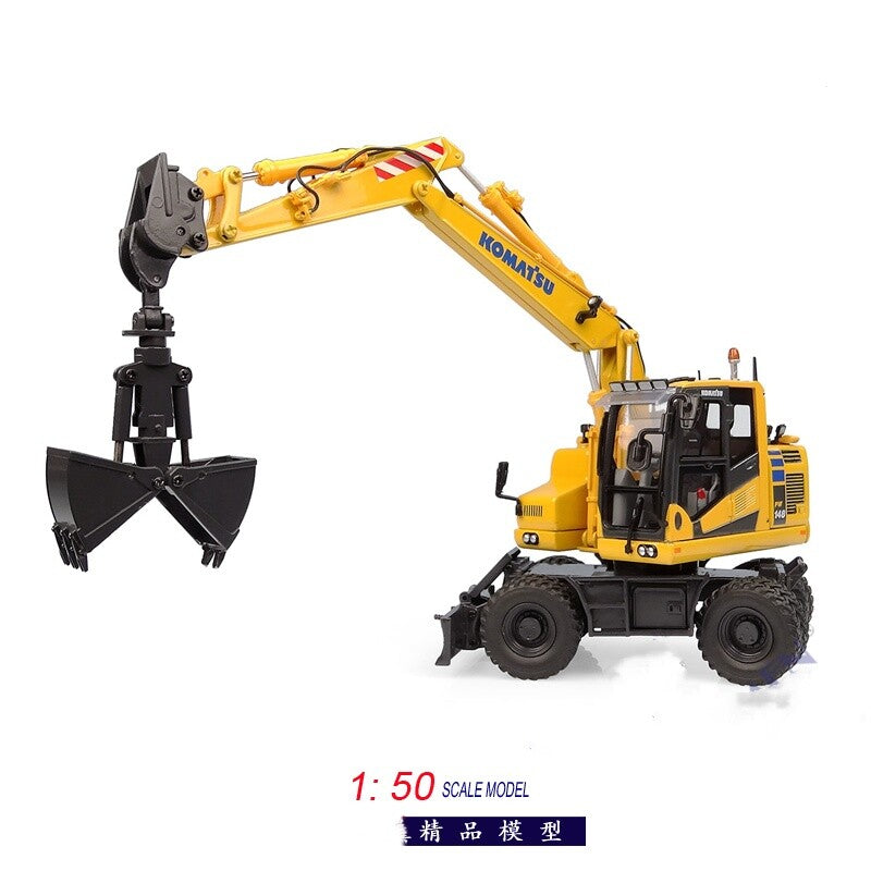 1:50 UH PW148-11 Grab Excavator Contruct Machine Equipment Diecast Metal Model