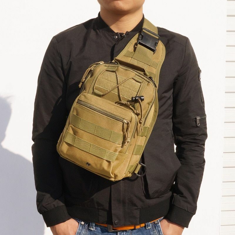 Outdoor Chest Bag Climbing Trekking Backpack Tactical Hiking Camping Hunting