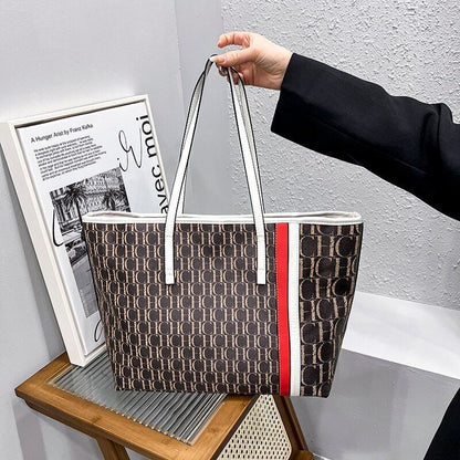 Luxury Handbag Letter Large Capacity Shoulder Sac Shoulder Pouch Hasp Spandex