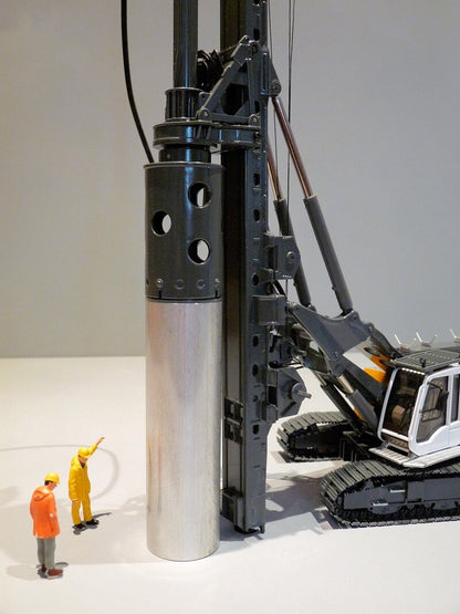 1:50 LIEBHERR LB28 Rotary Drilling Rig Construction Piling Machine Diecast Model