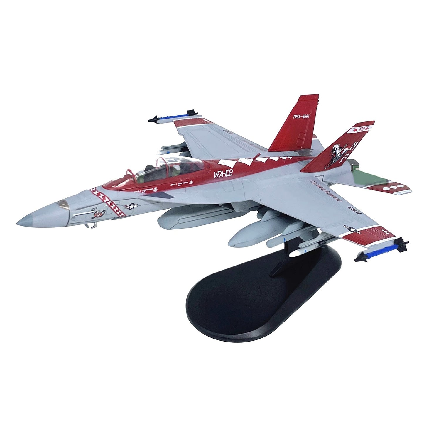 1 x US Navy F/A-18 Super Hornet Strike Fighter VFA-102 Diamondbacks Model