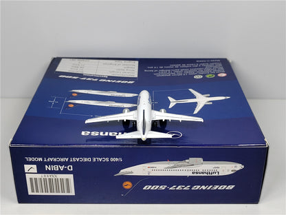 1:400 JC Wings Lufthansa BOEING B737-500 Passenger Airplane Diecast Model