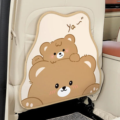 Car Windshield Sunshade Rubber Rear Seat Vehicle Sunblocker Anti-Kick Pad Shades