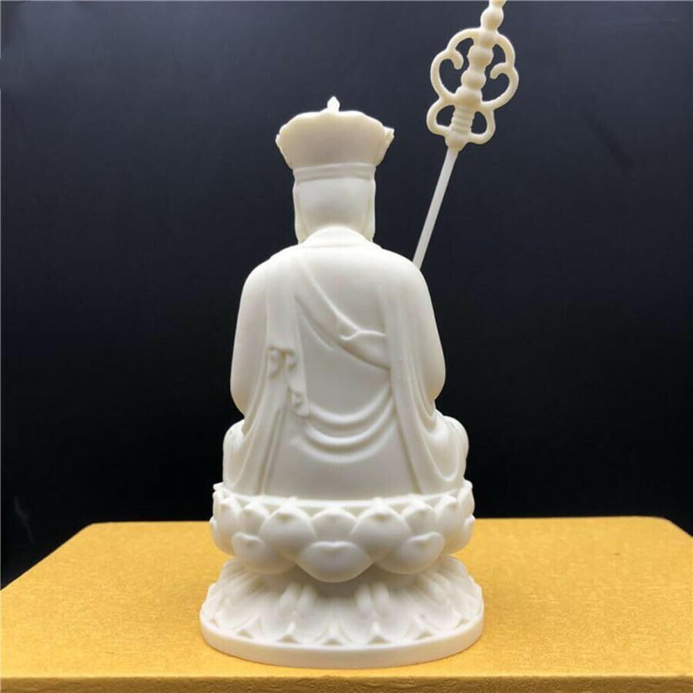 11.5cm Buddhism Carving Ksitigarbha Bodhisattva Buddha Statue Figurines