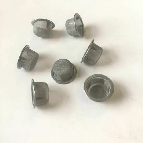 50Pcs/Set Crystal Smoking Pipe Metal Filter Screen Tobacco Wand Steel Mesh Bowl