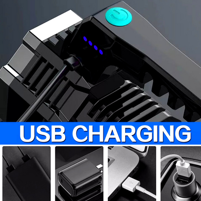 Lamparas de Mano Recargables USB Linternas LED Alta Potencia 7000 High Lumens