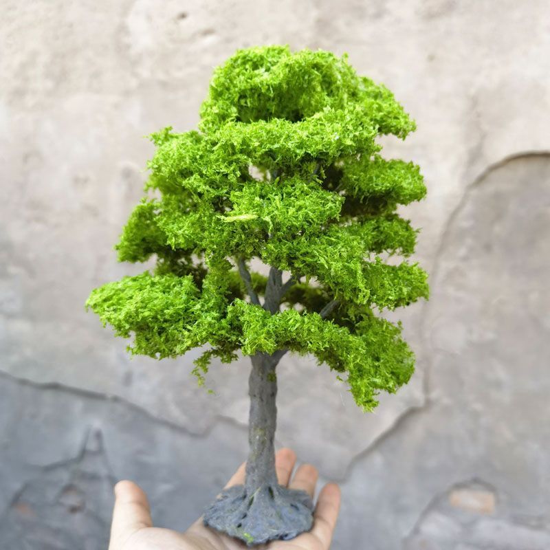 Tree Model 30cm Boutique G Scale Green Wire Military Sand Table Layout Materials