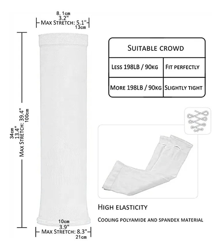 200 Pairs Cooling Arm Sleeves Cover UV Sun Protection Outdoor Sports Basketball