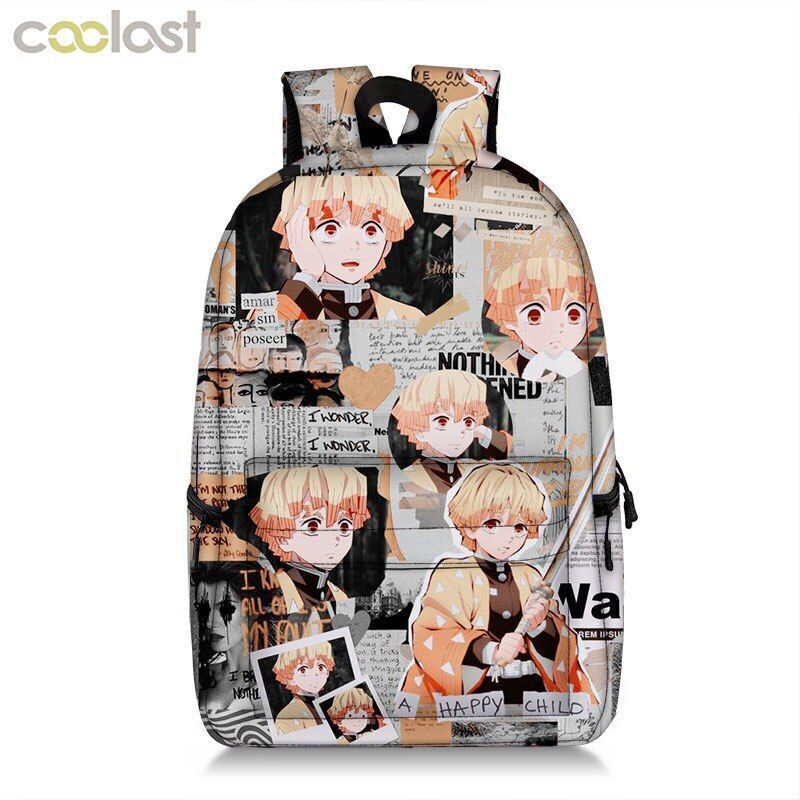 Backpack Waterproof Student School Bag Bookbag Cosplay Travel Fashion Red Purple