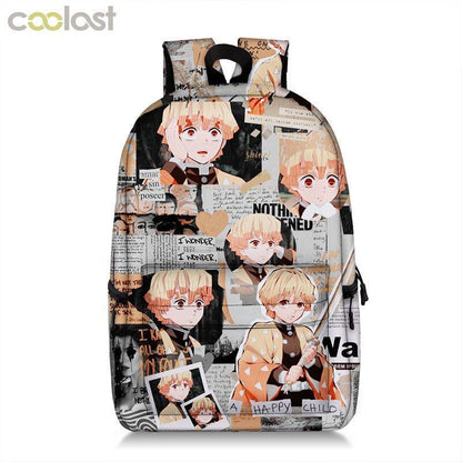 Backpack Waterproof Student School Bag Bookbag Cosplay Travel Fashion Red Purple