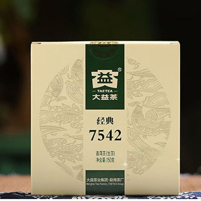 150g TAETEA Puer Ancient Tree Pu-erh Cha Pu'er Tea Dayi 7542 China Menghai Puerh
