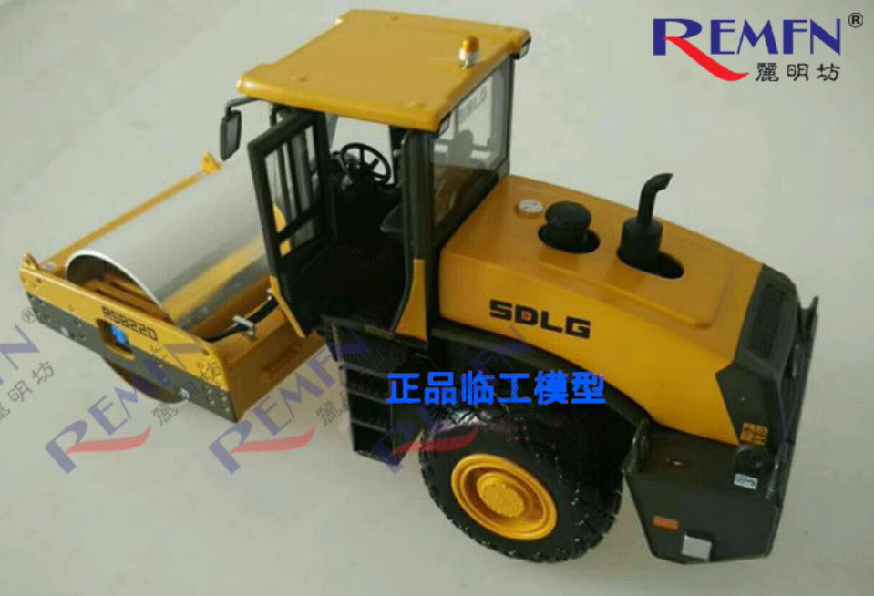 1:35 SDLG RS8220 Road Roller Construction Engineering Vehicle Diecast Model